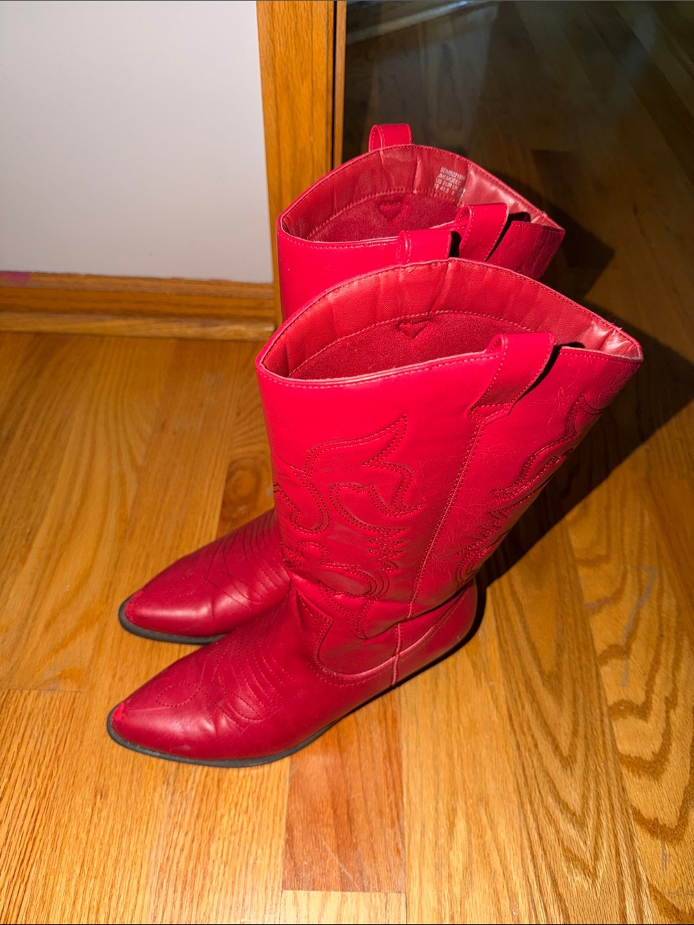 Dream Pairs - Women's Red Western Cowboy Boots